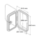 180 Degrees Opening White Hatches - SP2795 - Cansb